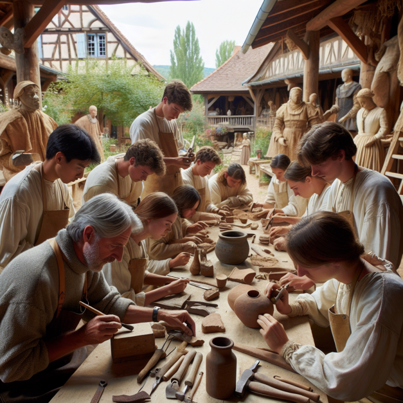Illustration of Une formation en restauration du patrimoine à l’Ecomusée d’Alsace - Centre Inffo