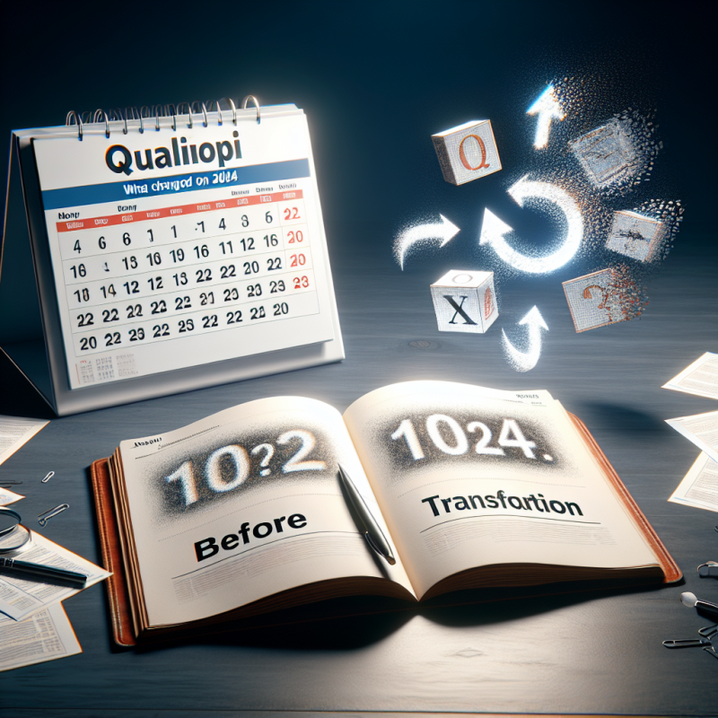 Illustration of Qualiopi : ce qui a changé au 1er Janvier 2024