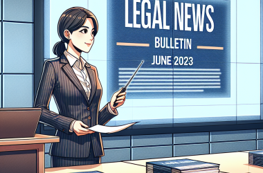 Illustration of Présentation du bulletin d’actualité juridique de juin 2023 - Actualité - INRS