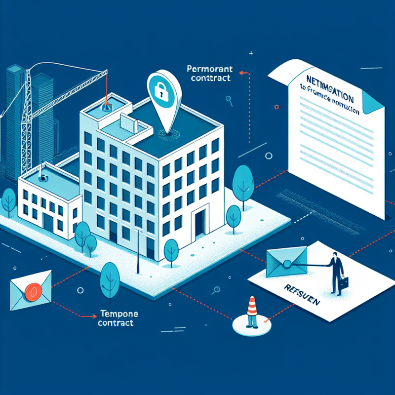 Illustration of Modalités de notification à France Travail par l'entreprise du refus d'un CDI par un salarié à l'issue d'un CDD ou d'un contrat de mission - Centre Inffo
