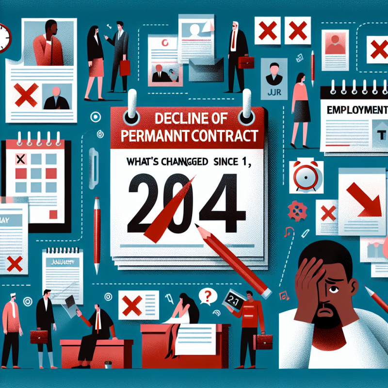 Illustration of Refus de CDI : ce qui a changé depuis le 1er Janvier 2024