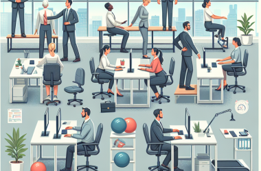 Illustration of Prévention des postures sédentaires au travail - Actualité - INRS