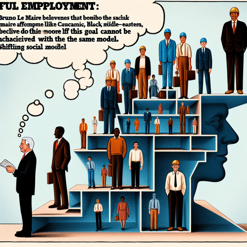 Illustration of Plein emploi: Bruno Le Maire estime que cet objectif "ne pourra pas être atteint à modèle social constant"