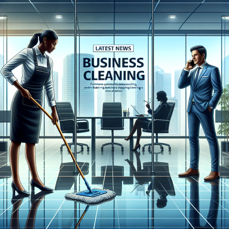 Illustration of Nettoyage en entreprise - Actualité - INRS