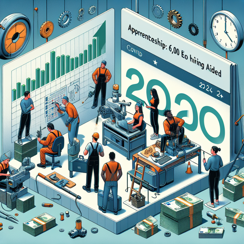 Illustration of Apprentissage: l'aide à l'embauche de 6.000 euros reconduite en 2024