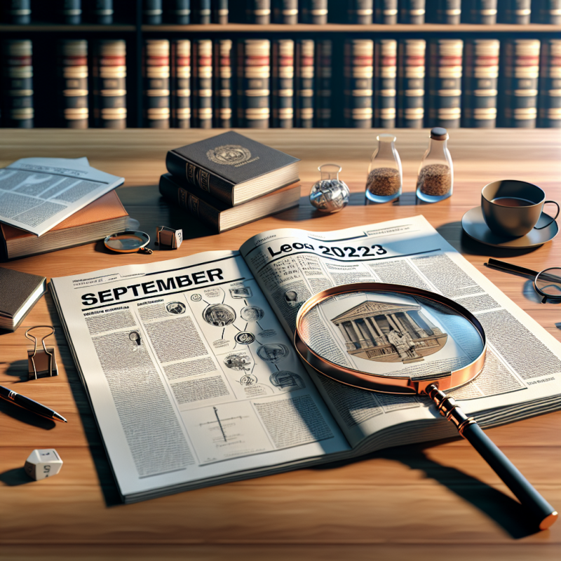 Illustration of Présentation du bulletin d’actualité juridique de septembre 2023 - Actualité - INRS