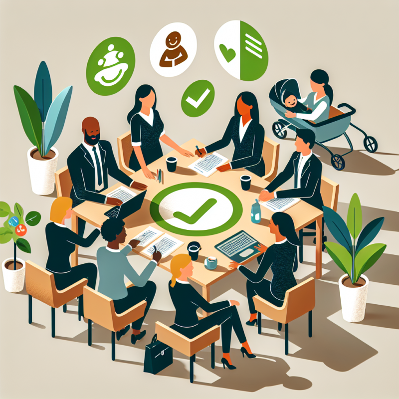 Illustration of Revue du web 476 : bien-être au travail, RSE et congé parental - Le Média 100% RH
