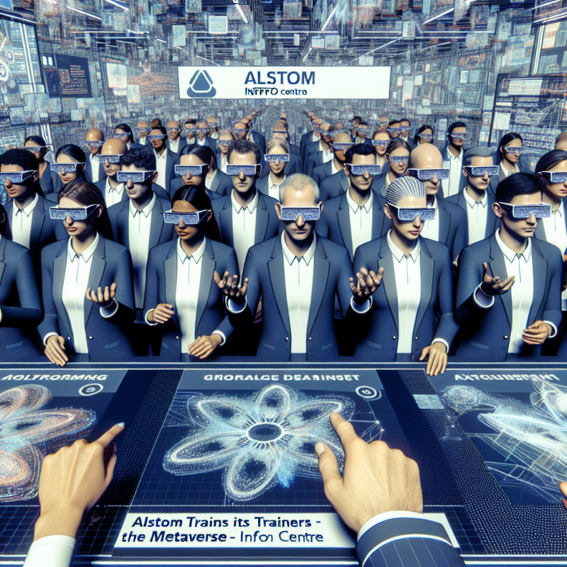 Illustration of Alstom fait voyager ses formateurs dans le métavers - Centre Inffo