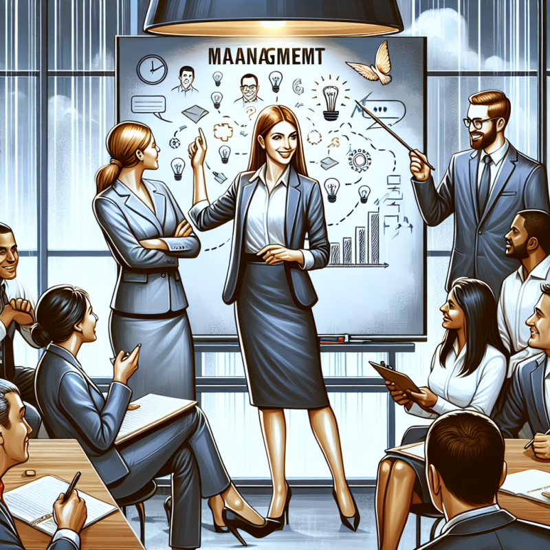 Illustration of Management : la clé du succès de votre organisation
