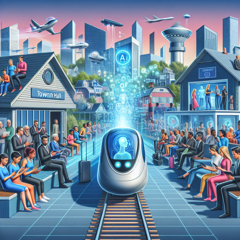 Illustration of Ces collectivités qui prennent le train de l’IA