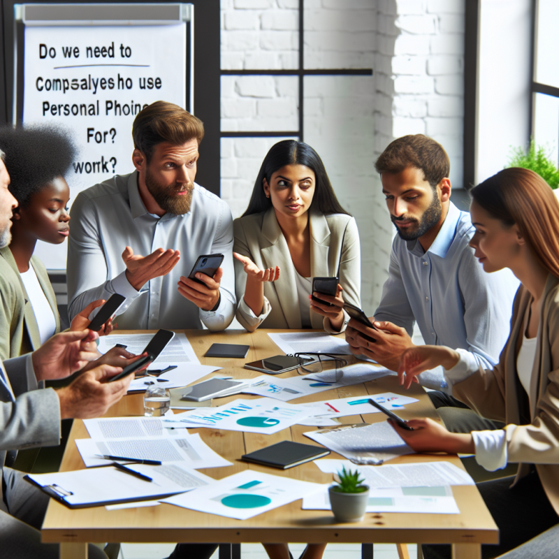 Illustration of [Question RH] Doit-on indemniser les salariés qui utilisent leur téléphone personnel dans un contexte professionnel ?