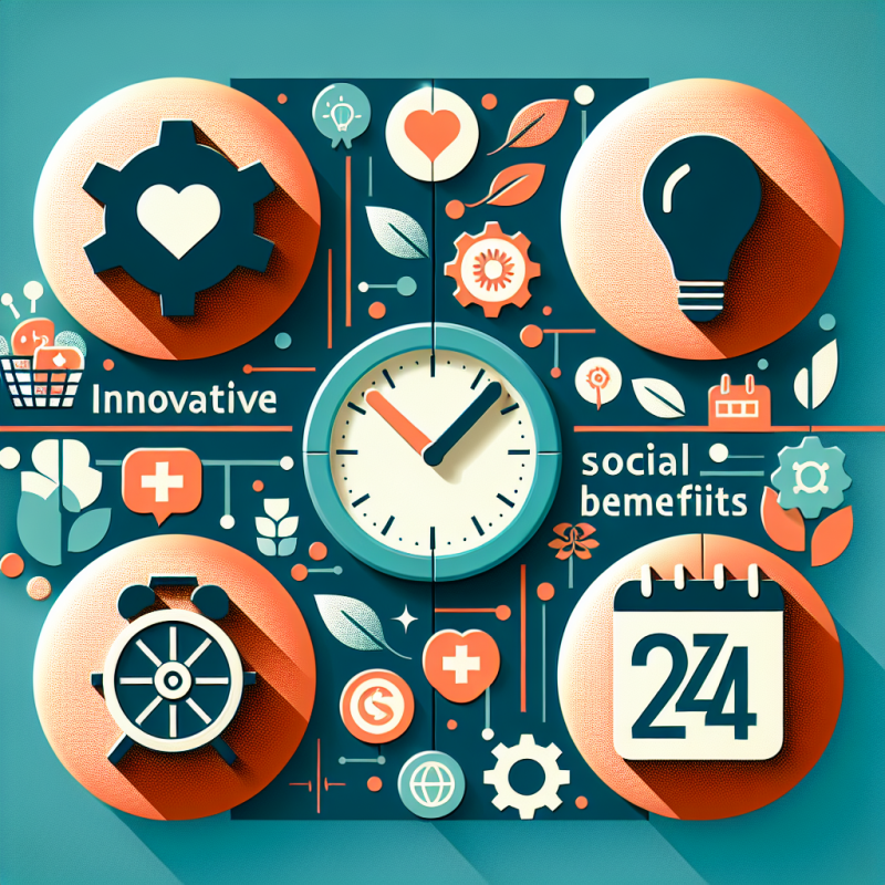 Illustration of Avantages sociaux innovants : 4 éléments essentiels pour se démarquer en 2024