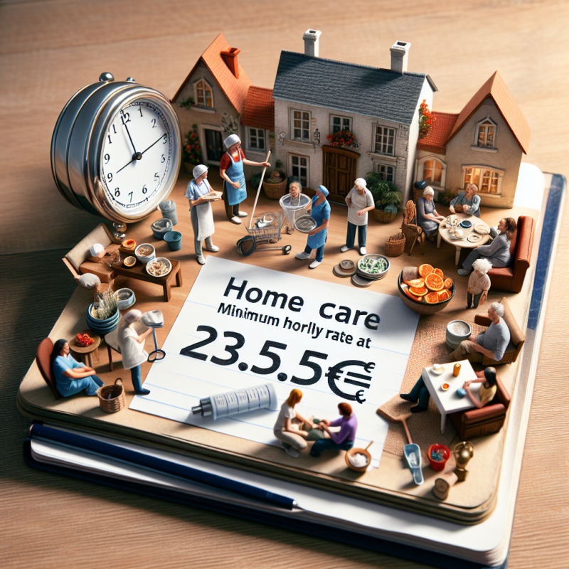 Illustration of Aide à domicile : le tarif minimal d’une heure fixé à 23,50€