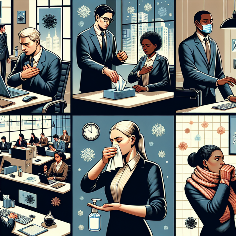 Illustration of Maladies hivernales : des gestes simples pour éviter les contaminations au travail - Actualité - INRS