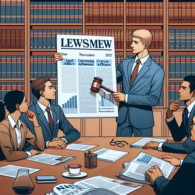 Illustration of Présentation du bulletin d’actualité juridique de novembre 2023 - Actualité - INRS