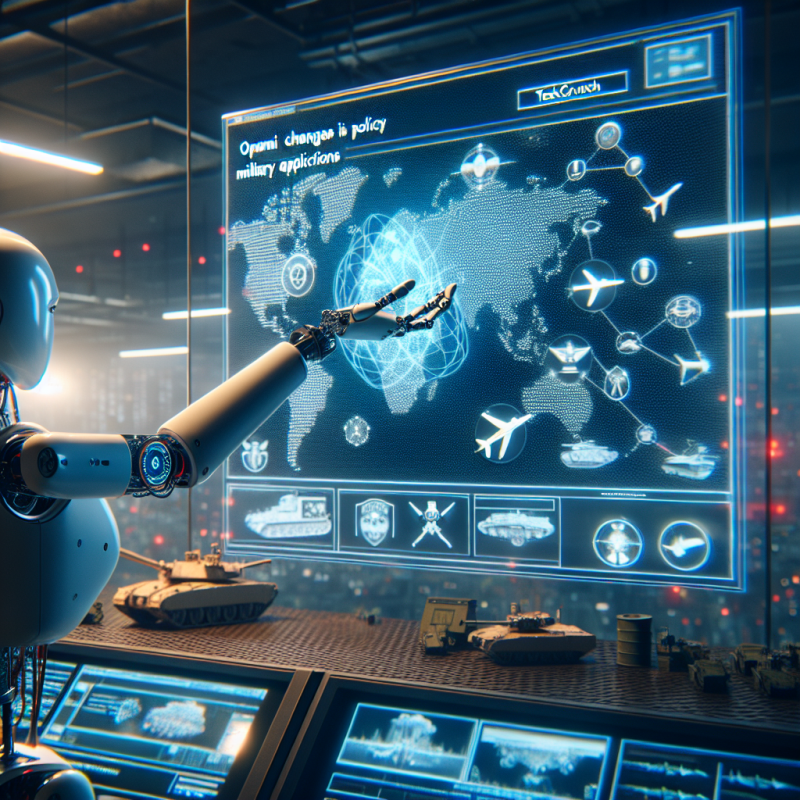Illustration of OpenAI modifie sa politique pour autoriser les applications militaires | TechCrunch
