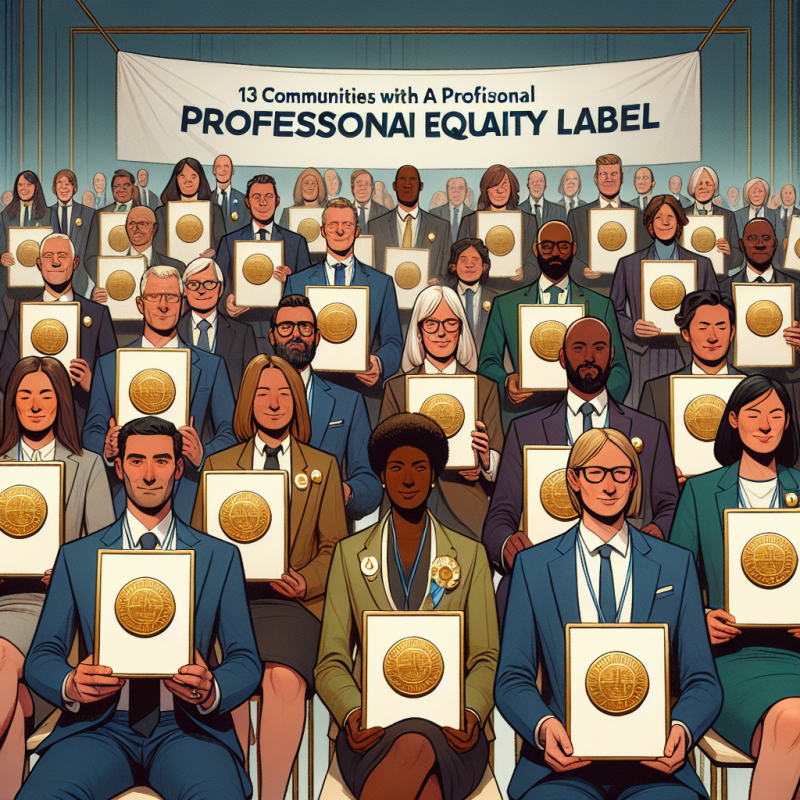 Illustration of [Le chiffre de la semaine] : 13 collectivités détiennent le label égalité professionnelle