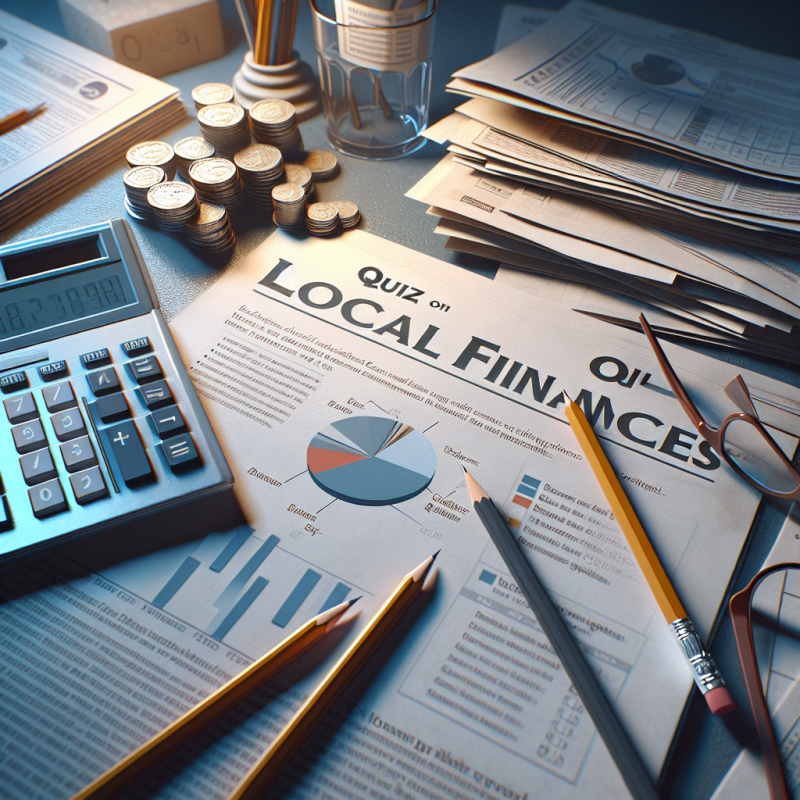 Illustration of Quiz. Finances locales : la préparation budgétaire