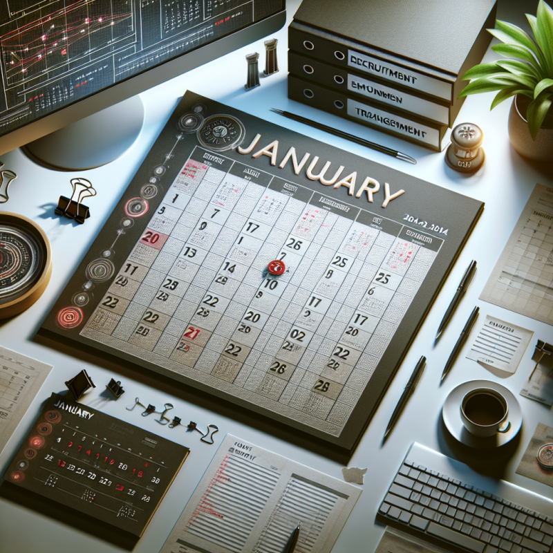 Illustration of L'agenda RH – Janvier 2024