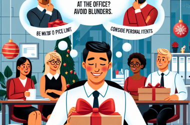 Illustration of Quelle idée cadeau pour un "Secret Santa" au bureau? 4 conseils pour éviter les faux-pas