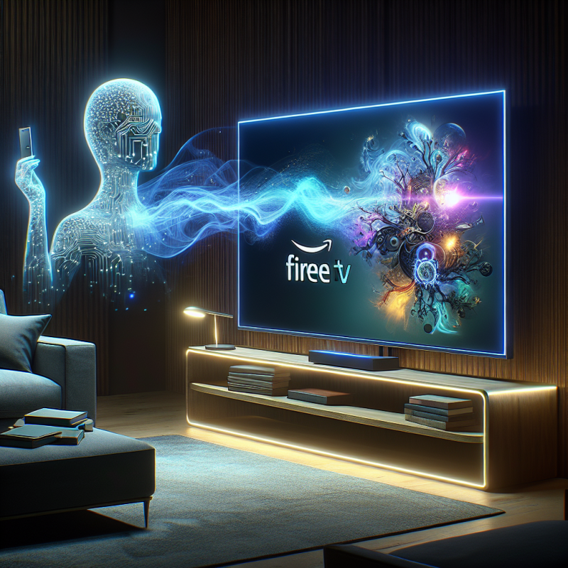 Illustration of Amazon deploie son générateur d'images alimenté par l'IA sur Fire TV