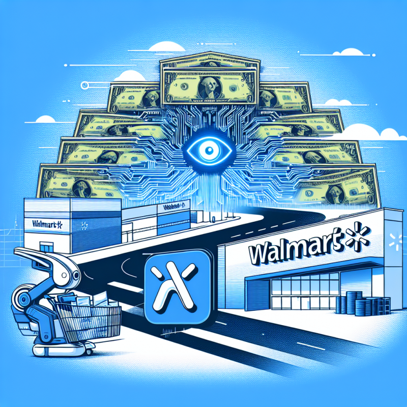 Illustration of Spot Technologies, avec maintenant 2 millions de dollars, verra sa technologie de sécurité IA intégrée dans les Walmart au Mexique