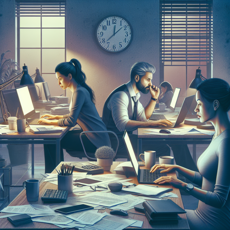 Illustration of Près de 8 heures par semaine: le télétravail propice aux heures supplémentaires non rémunérées