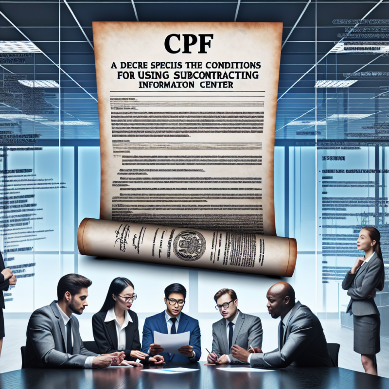 Illustration of CPF : un décret précise les conditions de recours à la sous-traitance - Centre Inffo
