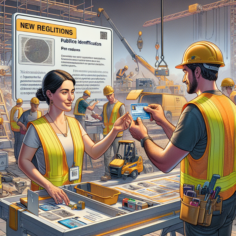 Illustration of Travaux publics : les modalités relatives à la carte d'identification professionnelle évoluent
