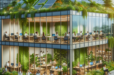 Illustration of Bas-carbone, végétalisés, mieux équipés… Comment les bureaux se transforment pour attirer les jeunes