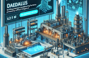 Illustration of Daedalus, qui construit des usines de fabrication de précision alimentées par l'IA, lève 21M $ | TechCrunch