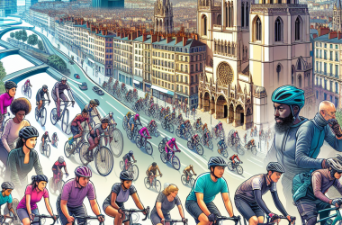 Illustration of Lyon au sprint sur les formations à la pratique du vélo