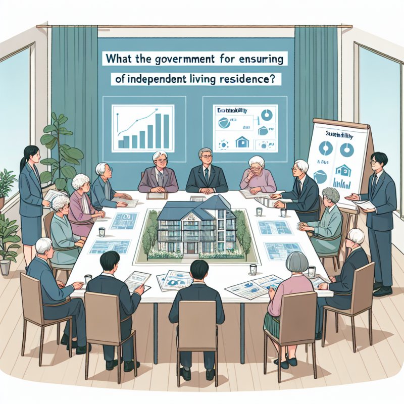 Illustration of Que prévoit le gouvernement pour assurer la pérennité des résidences autonomie ?