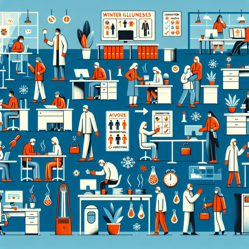 Illustration of Maladies hivernales : des gestes simples pour éviter les contaminations au travail - Actualité - INRS