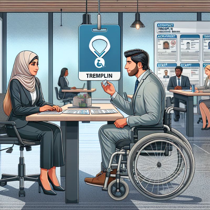 Illustration of Accompagnement dans les entreprises adaptées recourant au contrat Tremplin ou celles de travail temporaire - Centre Inffo