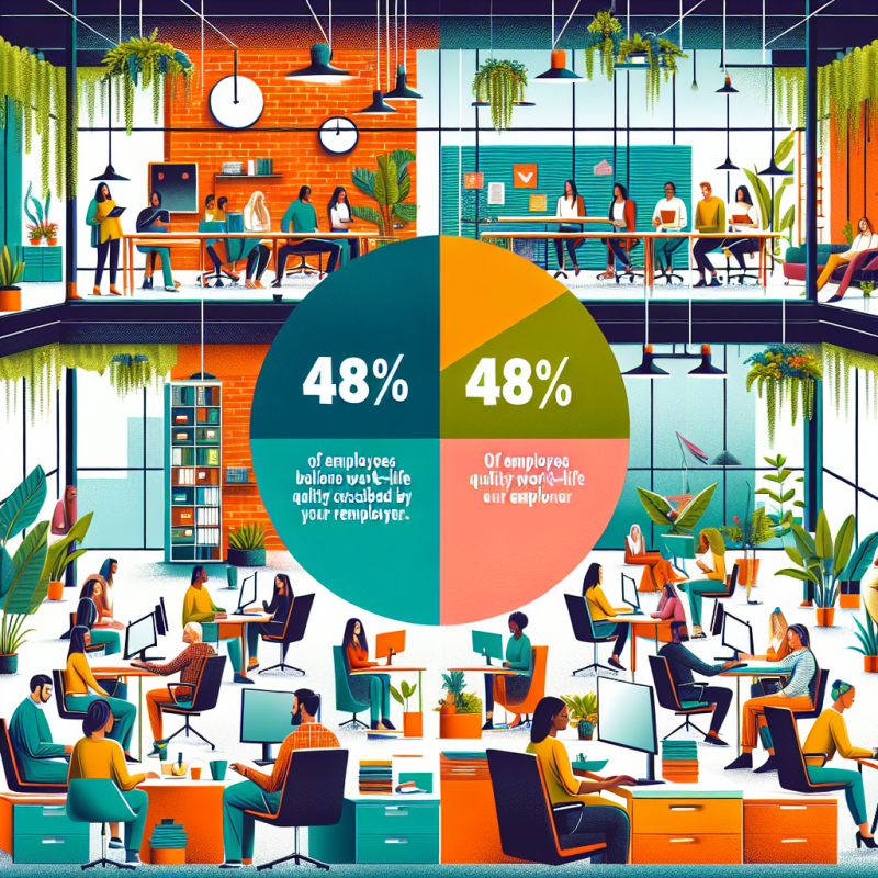 Illustration of Qualité de vie au travail: 48% des salariés estiment qu'elle est prise en compte par leur employeur