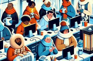 Illustration of Il fait trop froid au bureau: quels sont mes recours en tant que salarié?