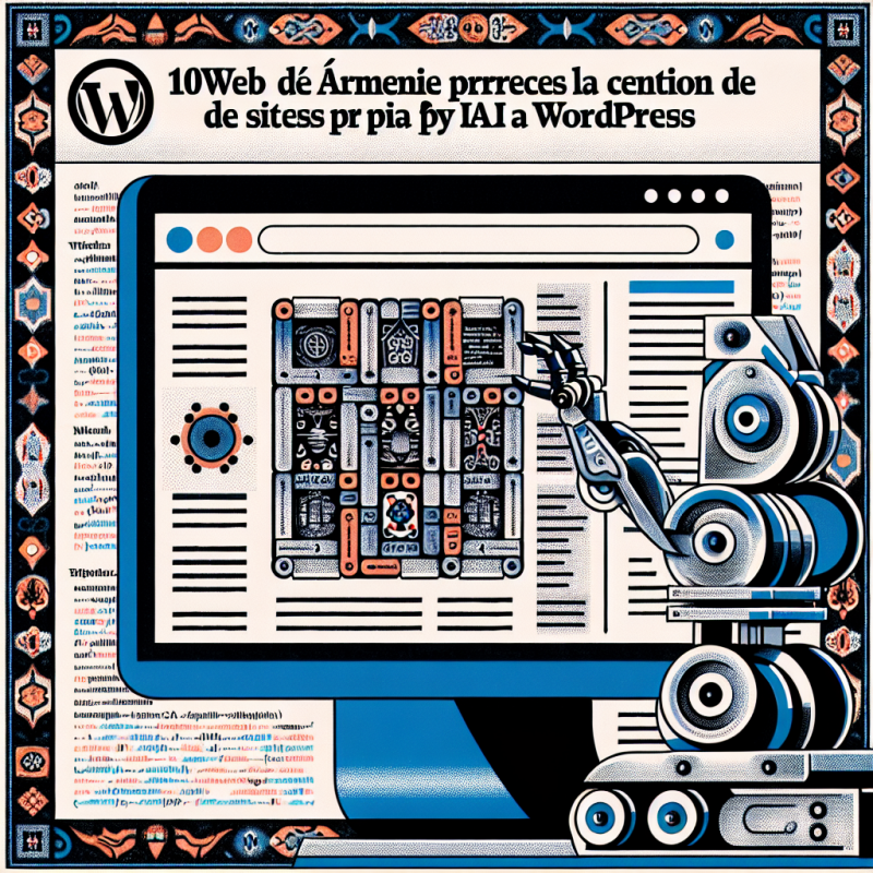 Illustration of 10web d'Arménie apporte la création de sites web par IA à Wordpress | TechCrunch