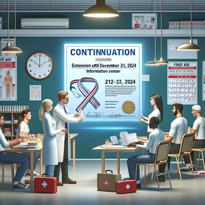 Illustration of Premiers secours : prorogation jusqu'au 31 décembre 2024 des attestations de formation continue - Centre Inffo