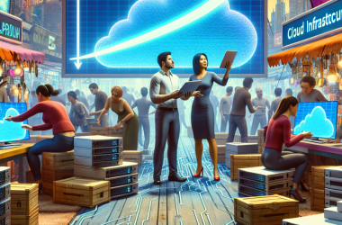 Illustration of Le marché de l'infrastructure cloud a connu sa plus grande croissance de revenus au quatrième trimestre