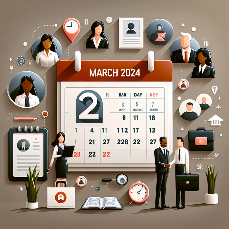 Illustration of L’agenda RH – Mars 2024