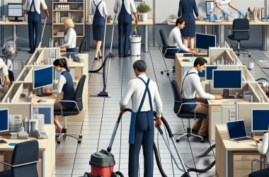 Illustration of Nettoyage en entreprise - Actualité - INRS