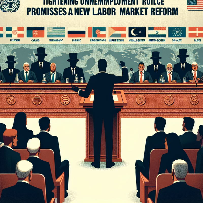 Illustration of "Durcir les règles de l'assurance chômage": à Davos, Macron promet une nouvelle réforme du marché du travail