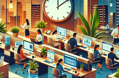 Illustration of Revue du web #480 : Vie de bureau, temps de travail et RSE