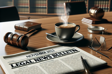 Illustration of Présentation du bulletin d’actualité juridique de novembre 2023 - Actualité - INRS