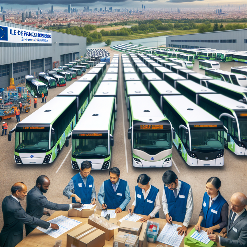 Illustration of Île-de-France Mobilités : une commande exceptionnelle de 3 500 bus « propres »