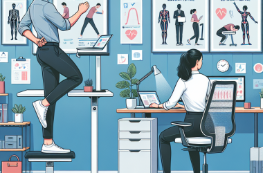 Illustration of Prévention des postures sédentaires au travail - Actualité - INRS