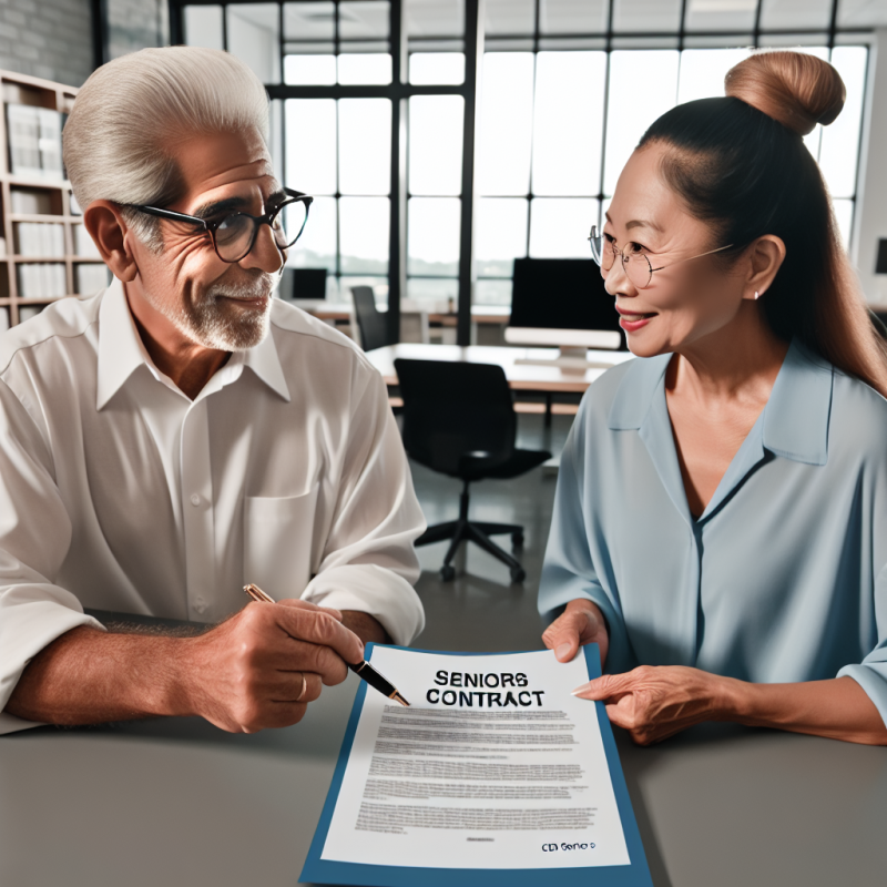Illustration of Un "contrat incitatif" à partir de 60 ans: qu'est-ce que le "CDI seniors" proposé par le patronat?