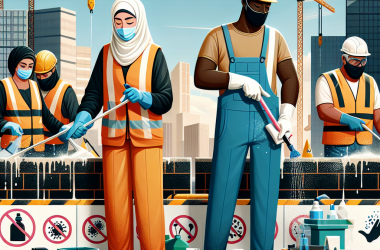 Illustration of OPPBTP : une campagne pour améliorer l’hygiène sur les chantiers dans le BTP - Actualité - INRS