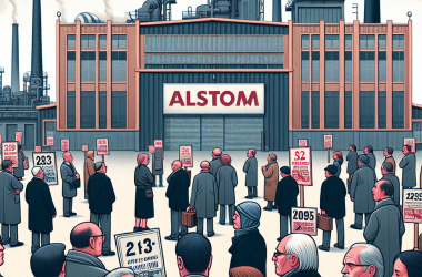 Illustration of Alstom: les syndicats craignent 293 suppressions de postes en France